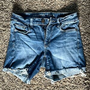 Blue American eagle shorts midi size 4